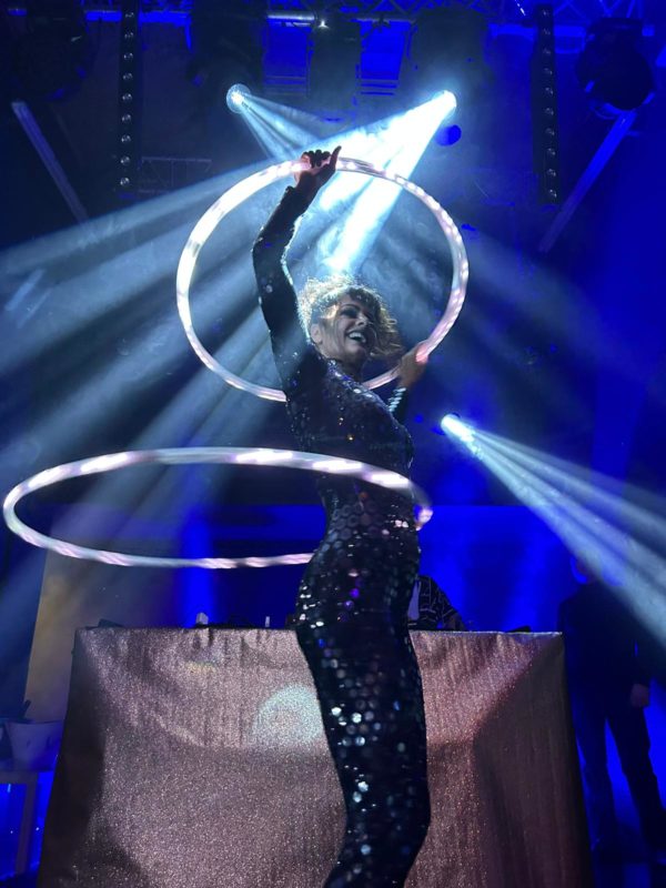 LED show cerceau lumineux
